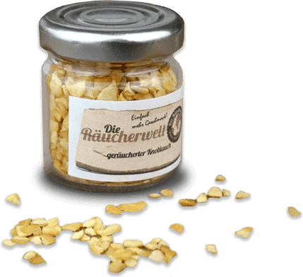 geräucherter Knoblauch